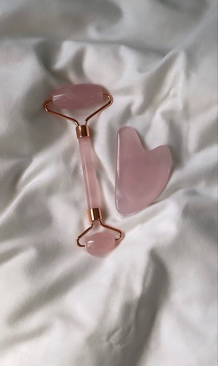 Multi-Colour Gua Sha Facial Tool – Natural Crystal Skincare Massage Stone