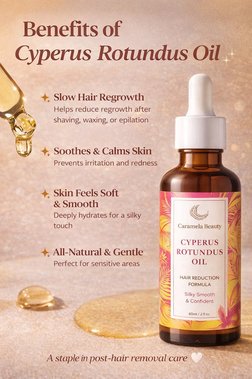 Cyperus Rotundus Oil – Hair Removal Formula for Silky Smooth Skin (60ml/2fl oz)