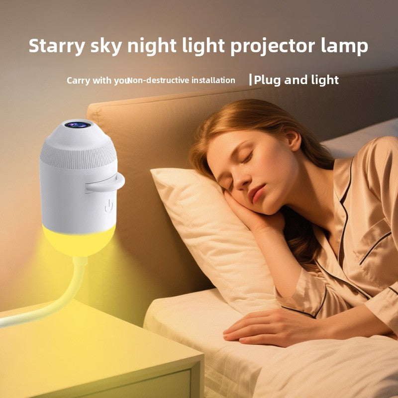 USB Starry Sky Projector Light – LED Galaxy Night Light for Car, Bedroom & Home