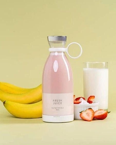 Wireless Portable Juicer Blender – USB Rechargeable Personal Juice & Ice Crusher Bottle (500mL)