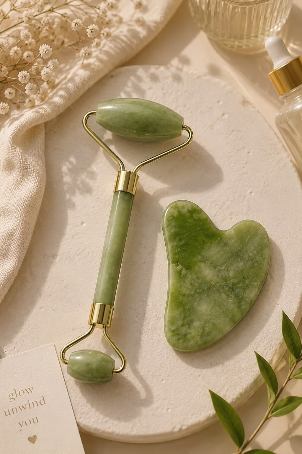 1/2/3pcs Ice Face Roller Facial Skincare Ice Roller Facial Roller GuaSha Face Tool Set Face Massage Roller Lifting Contouring