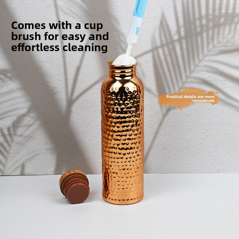 Ayurvedic Copper Plated Sports Water Bottle – Pure Copper Health & Wellness Bottle