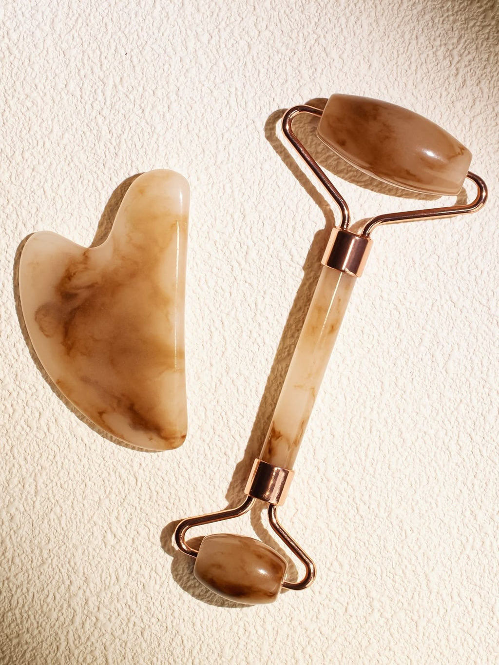 Multi-Colour Gua Sha Facial Tool – Natural Crystal Skincare Massage Stone