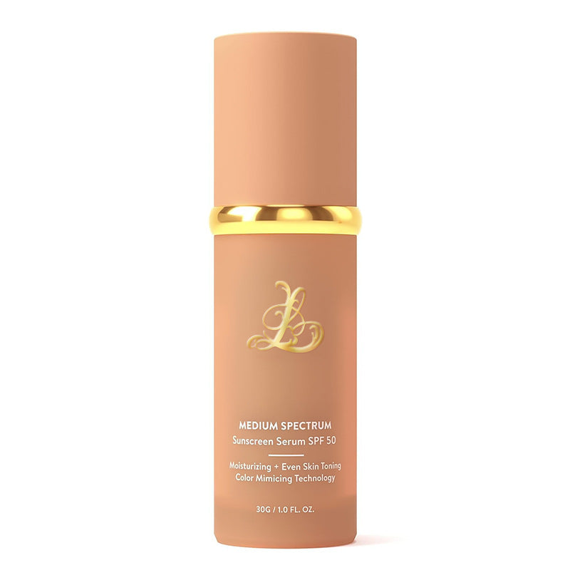 Medium Spectrum Sunscreen Serum SPF 50 – Color-Adapting Liquid Foundation with Glow Boost & Skin Toning (30g/1.0fl oz)